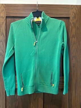 Lands End zip up sweater